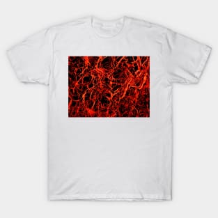 Orange Marble Texture T-Shirt